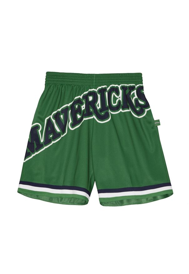 Mitchell & Ness - Szorty Dallas Mavericks NBA Blown Out Fashion. Kolor: zielony. Sport: koszykówka