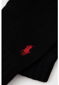 Polo Ralph Lauren - Rękawiczki. Kolor: czarny #2
