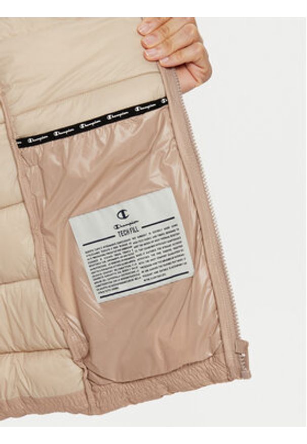 Champion Kurtka zimowa 117568 Beżowy Custom Fit. Kolor: beżowy. Materiał: syntetyk. Sezon: zima