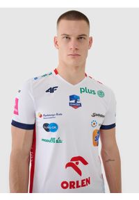 4f - Koszulka meczowa replika domowa z sezonu 2024/25 męska 4F x Zaksa Kędzierzyn Koźle - multikolor. Okazja: do domu. Typ kołnierza: dekolt w serek. Kolor: wielokolorowy. Materiał: syntetyk, włókno, dzianina, materiał. Wzór: gładki, nadruk, ze splotem. Styl: sportowy, klasyczny #2