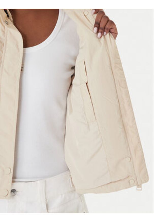 Tommy Jeans Kurtka przejściowa Essential DW0DW20439 Beżowy Regular Fit. Kolor: beżowy. Materiał: syntetyk