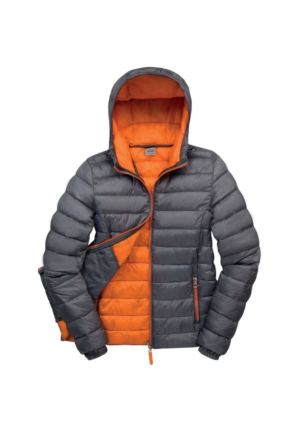 RESULT - Damska kurtka puchowa Result Snowbird. Kolor: wielokolorowy, szary, pomarańczowy. Materiał: puch. Sezon: zima