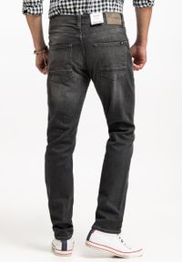 Mustang - MUSTANG VEGAS SLIM MĘSKIE SPODNIE JEANSOWE JEANSY DŻINSY DENIM BLACK 1015044 4000 883 #9