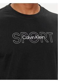 Calvin Klein Performance T-Shirt Graphic 00GMS4K169 Czarny Regular Fit. Kolor: czarny. Materiał: bawełna