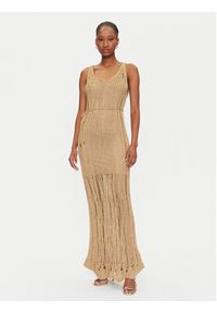 Marciano Guess Sukienka wieczorowa 5GGK54 5871Z Złoty. Kolor: złoty. Materiał: wiskoza, syntetyk. Styl: wizytowy #3