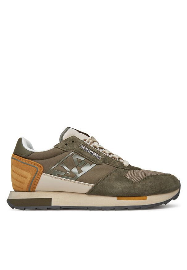 Napapijri Sneakersy Virtus NP0A4IQH Khaki. Kolor: brązowy. Materiał: materiał