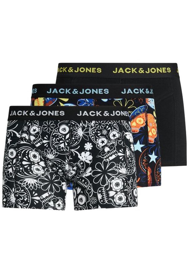 Jack & Jones - Jack&Jones Komplet 3 par bokserek Sugar Skull 12185485 Kolorowy. Materiał: bawełna. Wzór: kolorowy