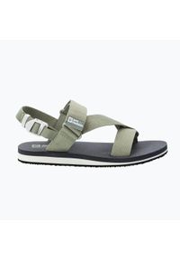 Sandały turystyczne damskie Jack Wolfskin Urban Entdeckung Belt. Kolor: zielony. Sport: turystyka piesza