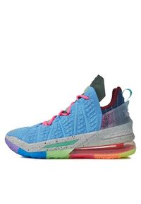 Nike Buty Lebron XVIII DM2813-400 Niebieski. Kolor: niebieski. Materiał: materiał #5