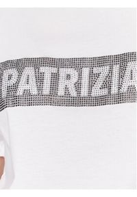 Patrizia Pepe T-Shirt 8M1460/J074-W103 Biały Regular Fit. Kolor: biały. Materiał: bawełna