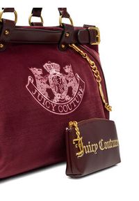 Juicy Couture Torebka CEO-BIJXT8987WZC Bordowy. Kolor: czerwony
