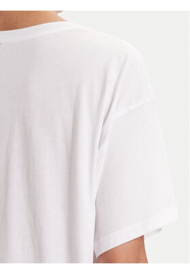 Emporio Armani Underwear T-Shirt EW000553 AF10887 U0002 Biały Loose Fit. Kolor: biały. Materiał: bawełna