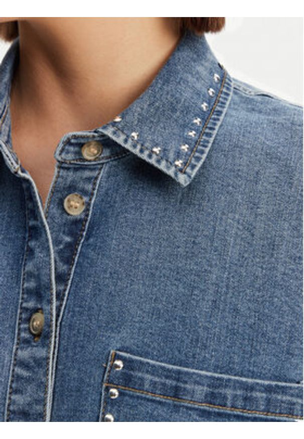 only - ONLY Koszula jeansowa Grace 15338585 Niebieski Loose Fit. Kolor: niebieski. Materiał: bawełna