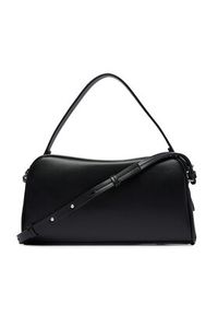 Calvin Klein Torebka Emblem Trio Top Handle Camera Ba LV04F3370G Czarny. Kolor: czarny. Materiał: skórzane #2