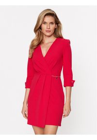 Rinascimento Sukienka koktajlowa CFC0019181002 Różowy Regular Fit. Kolor: różowy. Materiał: syntetyk. Styl: wizytowy #1