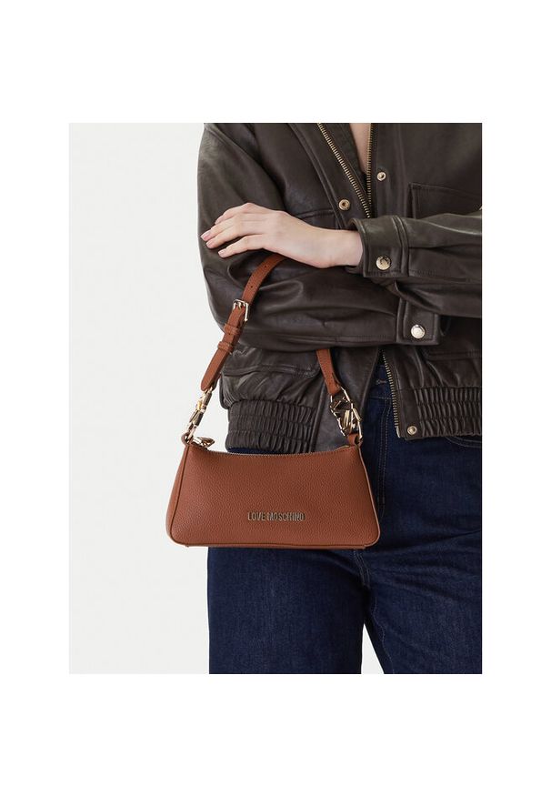 Love Moschino - Torebka LOVE MOSCHINO. Kolor: brązowy