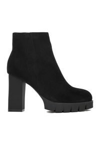 DeeZee Botki HX16041A-139 Czarny. Kolor: czarny. Materiał: materiał #1