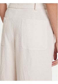 Marc O'Polo Spodnie materiałowe 503 0066 10053 Beżowy Wide Fit. Kolor: beżowy. Materiał: wiskoza