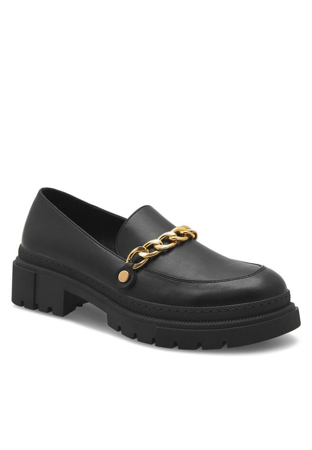 Loafersy DeeZee. Kolor: czarny