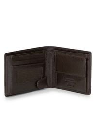 Wittchen - Męski portfel skórzany z ochroną kart. Kolor: brązowy. Materiał: skóra #6
