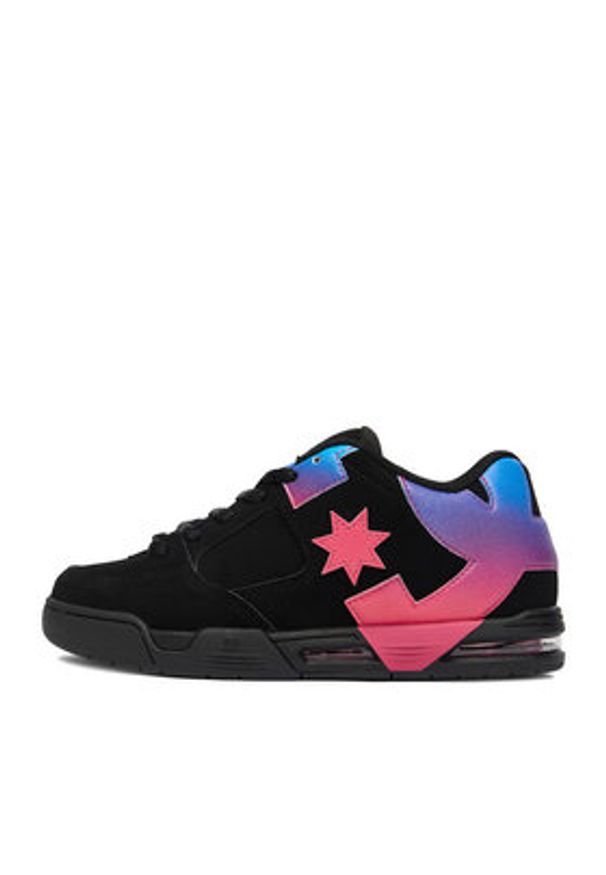 DC Shoes Sneakersy DC02744002 Czarny. Kolor: czarny. Materiał: skóra