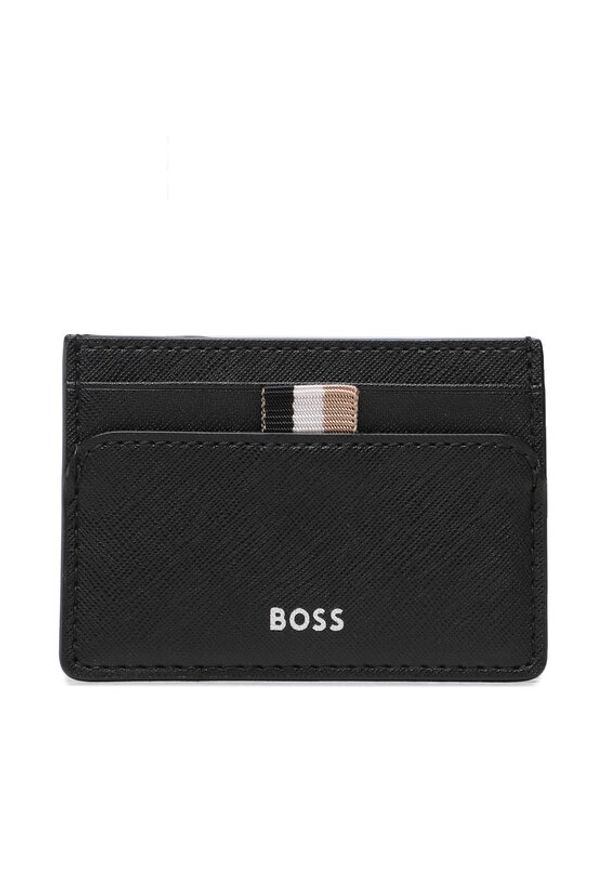 BOSS - Boss Etui na karty kredytowe Zair Money Clip I 50485622 Czarny. Kolor: czarny. Materiał: skóra