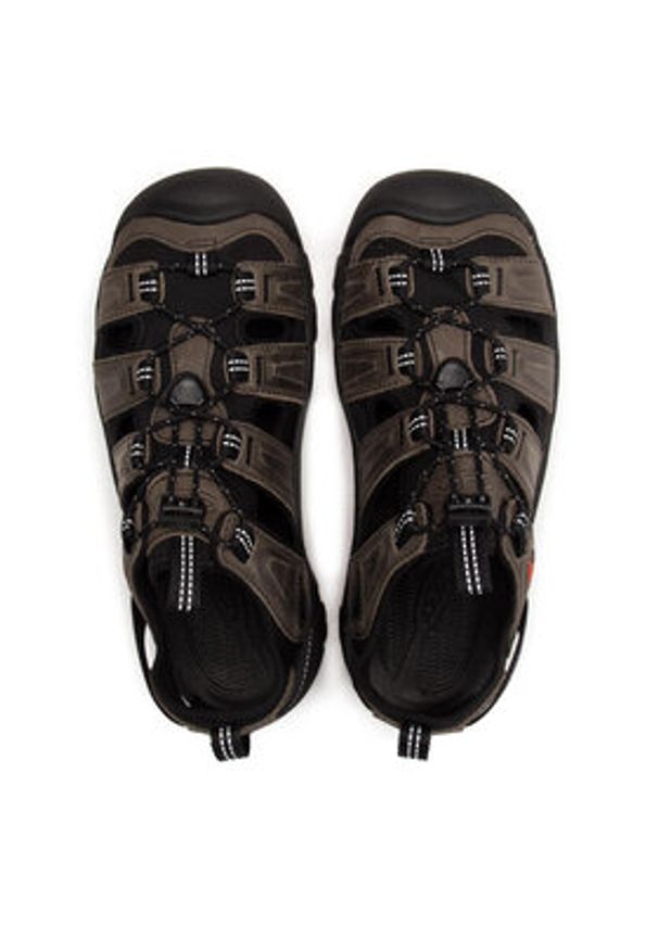 keen - Keen Sandały Targhee III Sandal 1022428 Szary. Kolor: szary. Materiał: nubuk, skóra