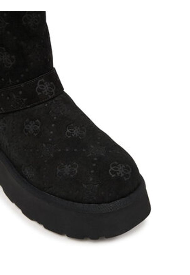 Guess Śniegowce FLFDOL ESU10 Czarny. Kolor: czarny. Materiał: materiał