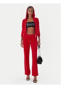 Juicy Couture Bluza Madison JCWAS225306 Czerwony Slim Fit. Kolor: czerwony. Materiał: syntetyk #3