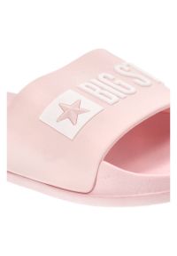 Big-Star - Różowe Klapki Big Star Damskie Buty Na Lato. Okazja: na plażę. Kolor: różowy. Sezon: lato #8