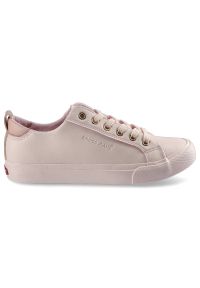 Różowe Trampki Cross Jeans Damskie Modne Półbuty. Okazja: na co dzień. Kolor: różowy. Materiał: guma, syntetyk, materiał. Sezon: lato, wiosna. Styl: casual, klasyczny, elegancki #6