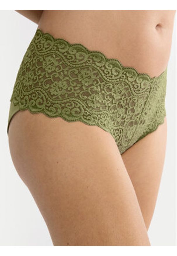 Triumph Figi klasyczne z wysokim stanem Amourette 10210675 Zielony. Stan: podwyższony. Kolor: zielony. Materiał: syntetyk