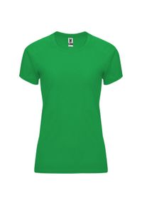 ROLY - Damska Koszulka Sportowa Z Krótkim Rękawem Bahrain. Kolor: zielony. Długość rękawa: krótki rękaw. Długość: krótkie. Sport: turystyka piesza #1