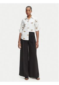 LOLA CASADEMUNT Koszula LS2615059 Biały Regular Fit. Kolor: biały. Materiał: bawełna #5