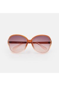 Mohito - Okulary przeciwsłoneczne cieniowane - Brązowy. Kolor: brązowy