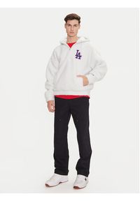 Champion Bluza 220455 Biały Loose Fit. Kolor: biały. Materiał: syntetyk