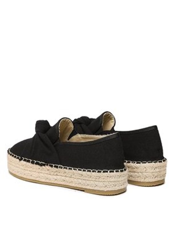 Jenny Fairy Espadryle WSS990-145 Czarny. Kolor: czarny. Materiał: materiał