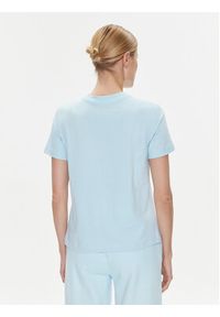 Calvin Klein Jeans T-Shirt J20J221065 Błękitny Regular Fit. Kolor: niebieski. Materiał: bawełna #5