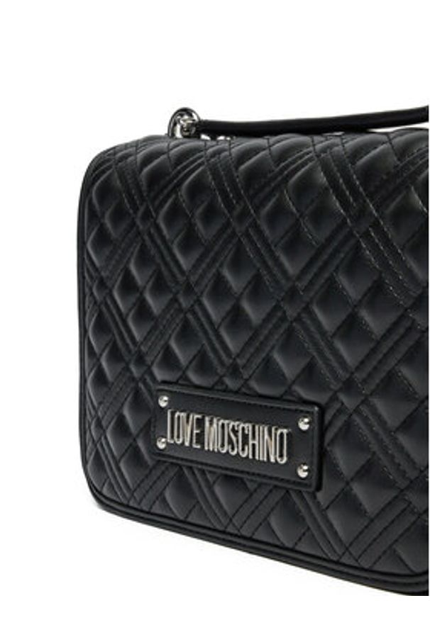 Love Moschino - LOVE MOSCHINO Torebka JC4000PP1MLA000B Czarny. Kolor: czarny. Materiał: skórzane