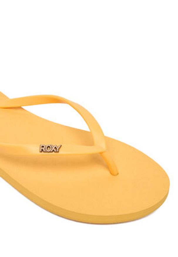 Roxy Japonki ARJL100663-PBA Żółty. Kolor: żółty. Materiał: materiał