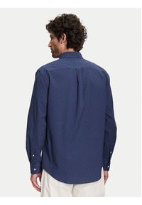 TOMMY HILFIGER - Tommy Hilfiger Koszula MW0MW39437 Granatowy Regular Fit. Kolor: niebieski. Materiał: bawełna