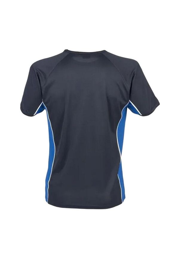 FINDEN & HALES - T-shirt Unisex Dla Dorosłych Ze Wstawką Performance. Kolor: biały, wielokolorowy, niebieski