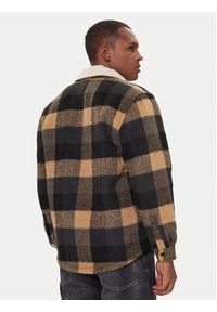 Tommy Jeans Kurtka przejściowa Check Teddy DM0DM22010 Beżowy Regular Fit. Kolor: beżowy. Materiał: syntetyk
