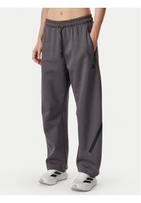 Adidas - adidas Spodnie dresowe Z.N.E. Open Hem KF6377 Szary Loose Fit. Kolor: szary. Materiał: bawełna #1
