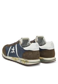 Premiata Sneakersy Lucy Var 7252 Khaki. Kolor: brązowy. Materiał: materiał #3