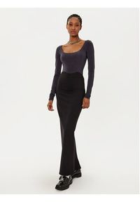 Patrizia Pepe Body 8M1689/J257-K103 Czarny Slim Fit. Kolor: czarny. Materiał: syntetyk