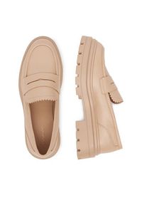 DeeZee Loafersy 58682-8 Beżowy. Kolor: beżowy. Materiał: skóra #6