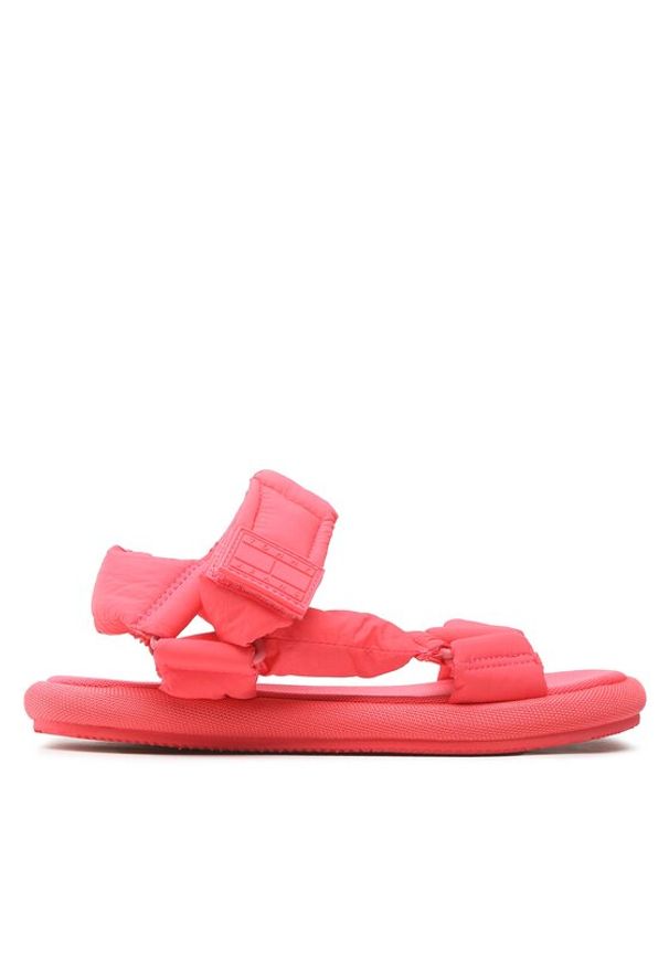 Tommy Jeans Sandały Poppy Soft Padded EN0EN02120 Różowy. Kolor: różowy. Materiał: materiał