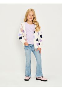 Sinsay - Spodnie jeansowe flare - niebieski. Kolor: niebieski