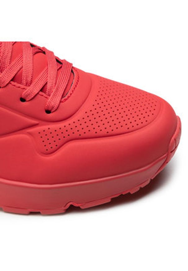 skechers - Skechers Sneakersy Uno Stand On Air 52458/RED Czerwony. Kolor: czerwony. Materiał: skóra